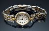 C.1990s Cartier lady's 24mm "Panthere Ronde" quartz in Steel & 18KYG. Svc'd