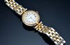 C.1990s Cartier lady's 24mm "Panthere Ronde" quartz in Steel & 18KYG. Svc'd