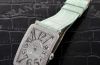 Franck Muller lady's "Long Island" in 18KWG with diamonds