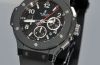 Hublot, "Big-Bang Black Magic" Chronograph in Black ceramic & titanium