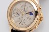 Corum, 40mm "Grand complications" Chronograph Perpetual Calendar Moonphase automatic Limited edition of 100pcs in 18KYG. B&P