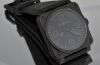 Bell & Ross, 42mm "BR 03-92 Phantom" auto/date in black carbon steel