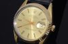 C.1983 vintage Rolex 34mm Ref.15505 Oyster Perpetual "Date" Chronometer automatic in yellow gold shell & 14KYG fluted bezel