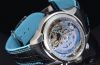 2017 Hamilton Jazzmaster Face 2 Face II H32866781 Limited Edition 1999pcs Chronograph auto Day-Date 2 faces in Steel. B&P