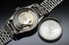 C.1950s Rare Rolex Oyster Perpetual 34mm Semi-Bubbleback Ref.6332 with Explorer style dial and an unusual 3pc Steel case