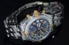 2000 Breitling, 40mm "Chronomat" Chronometer auto/date Chronograph Ref.B13350 in 18KYG & Steel. F/Set