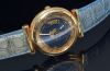 C.1990s Rare Ulysse Nardin 40mm Planetarium Copernicus Ref.831-22 Blue dial automatic in 18KYG. B&P