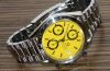 1990s Omega, 39mm Ref.3511.12.00 "Speedmaster Date" Yellow dial automatic date Chronograph in Steel