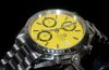 1990s Omega, 39mm Ref.3511.12.00 "Speedmaster Date" Yellow dial automatic date Chronograph in Steel