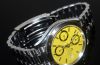 1990s Omega, 39mm Ref.3511.12.00 "Speedmaster Date" Yellow dial automatic date Chronograph in Steel