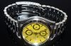 1990s Omega, 39mm Ref.3511.12.00 "Speedmaster Date" Yellow dial automatic date Chronograph in Steel