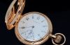 C.1888 Vacheron & Constantin Geneva 55mm Exquisite Hunter cased pocket watch with white enamel dial in 126g 14KRG. Archive cert