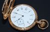 C.1888 Vacheron & Constantin Geneva 55mm Exquisite Hunter cased pocket watch with white enamel dial in 126g 14KRG. Archive cert