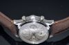 C.1966 vintage & Rare Juvenia 36mm Medical Chronograph silvered Pulsation dial Venus Cal.175 movt in Waterproof steel case