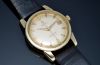 C.1958 Omega, 34.5mm Seamaster Calendar 2849SC automatic Cal.503 in 3pc 14KYG case & orig strap