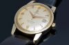 C.1958 Omega, 34.5mm Seamaster Calendar 2849SC automatic Cal.503 in 3pc 14KYG case & orig strap