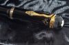 1993 Mont Blanc Agatha Christie "Meisterstuck 4810" Limited Edition fountain pen 18K M nib gold plated silver Snake. F/Set