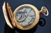 C.1870s Girard Perregaux, Chaux-de-Fonds 57mm Hunter drum cased pocket watch with Pivoted detent Chronometer in heavy 18KPG